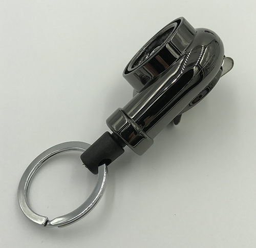 Boostnatics Retractable Turbo Key Reel - Black