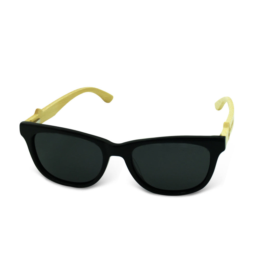 Boostnatics Bamboo Boosted Turbo Shades - Black / Polarized Black