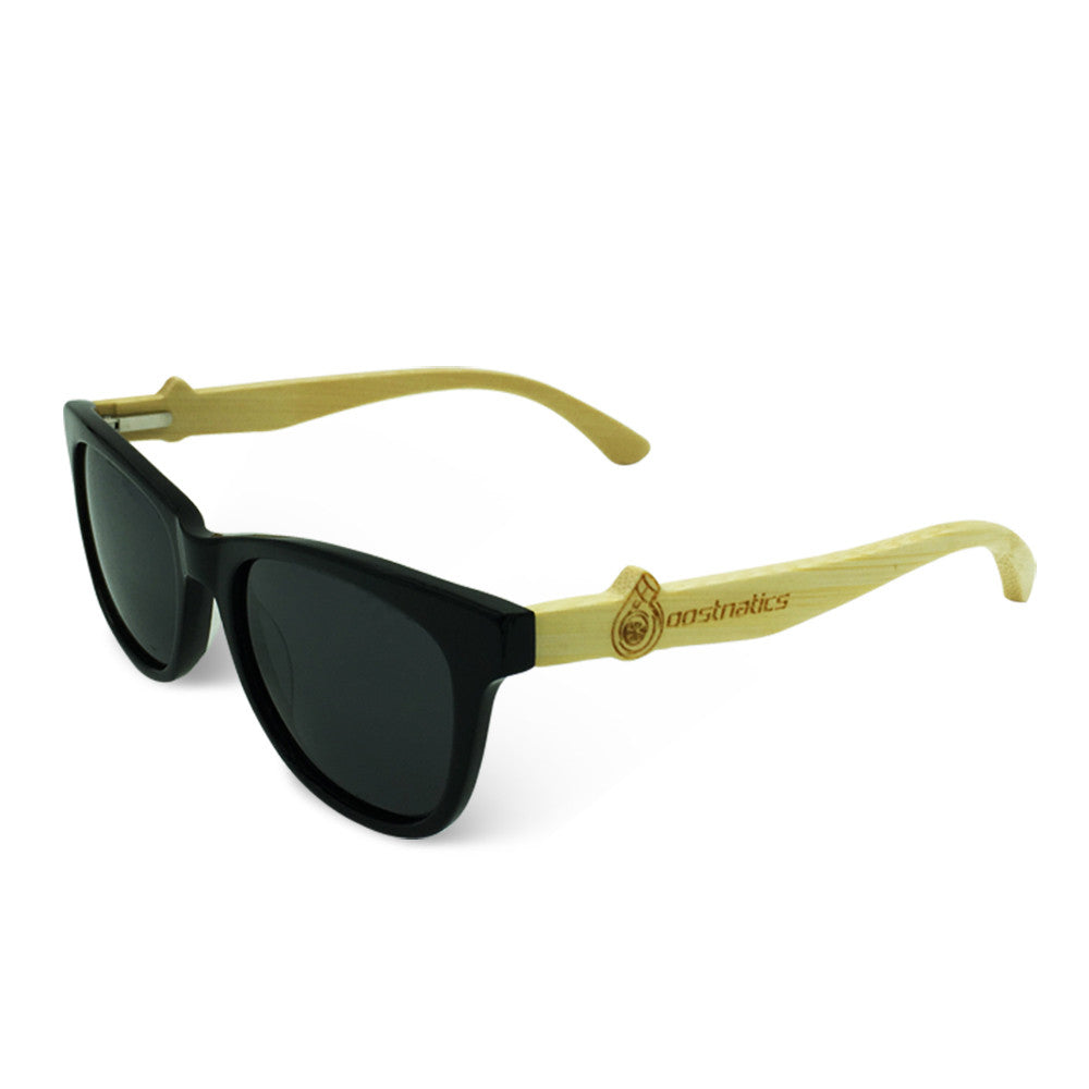 Boostnatics Bamboo Boosted Turbo Shades - Black / Polarized Black