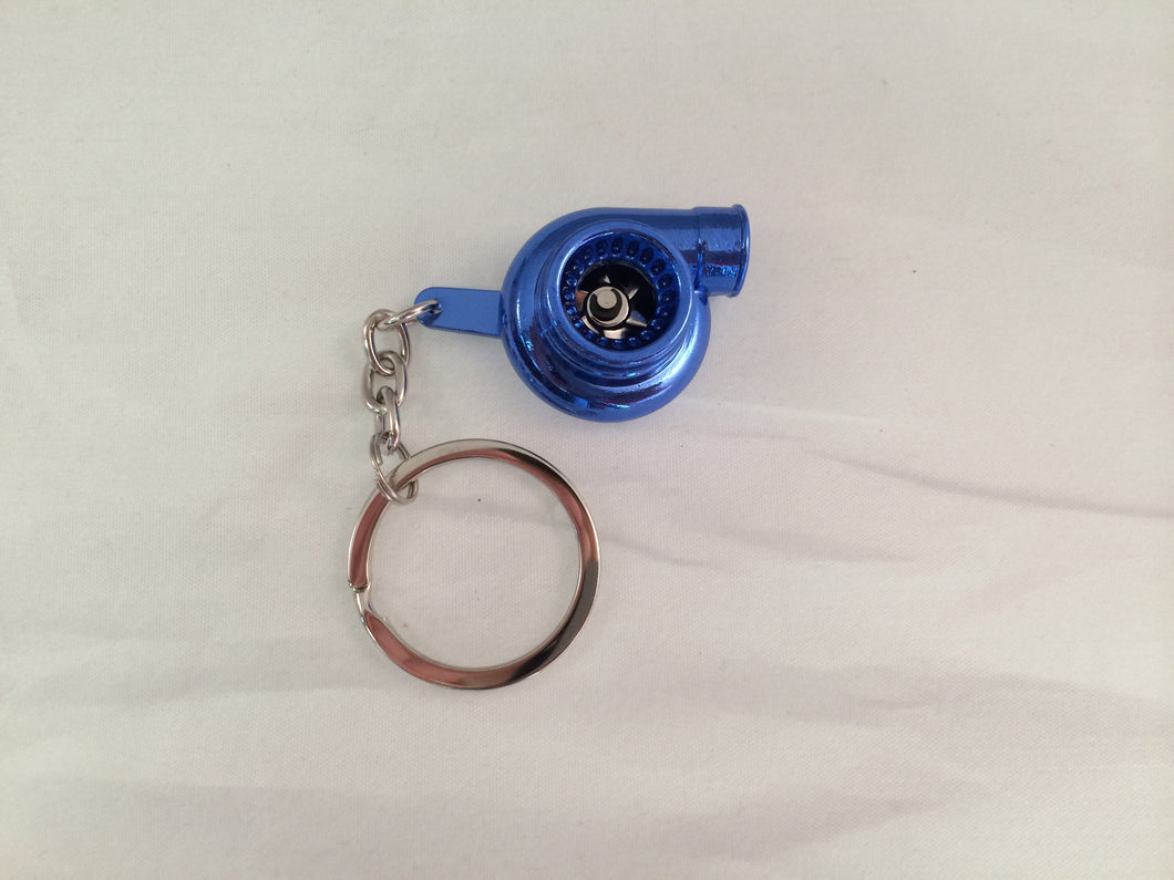 Spinning Turbo Keychain - Gloss Blue