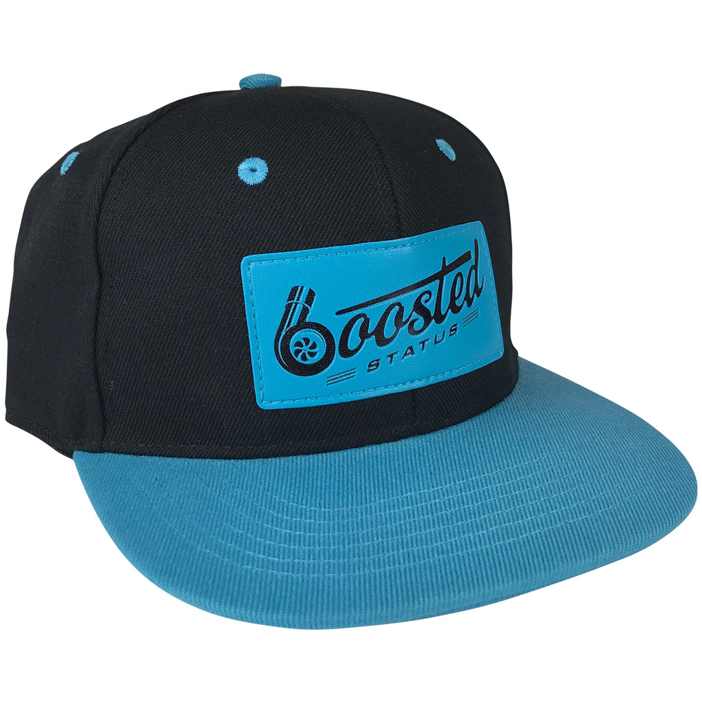 Boosted Status Snapback Hat - Black/Blue