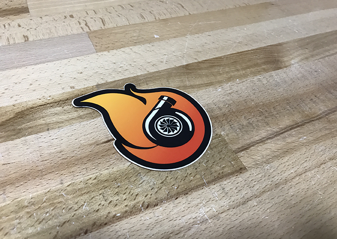 Boostnatics Turbo Flame Decal / Sticker
