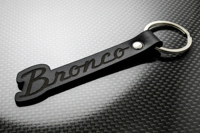 Leather Keychain for Ford Bronco