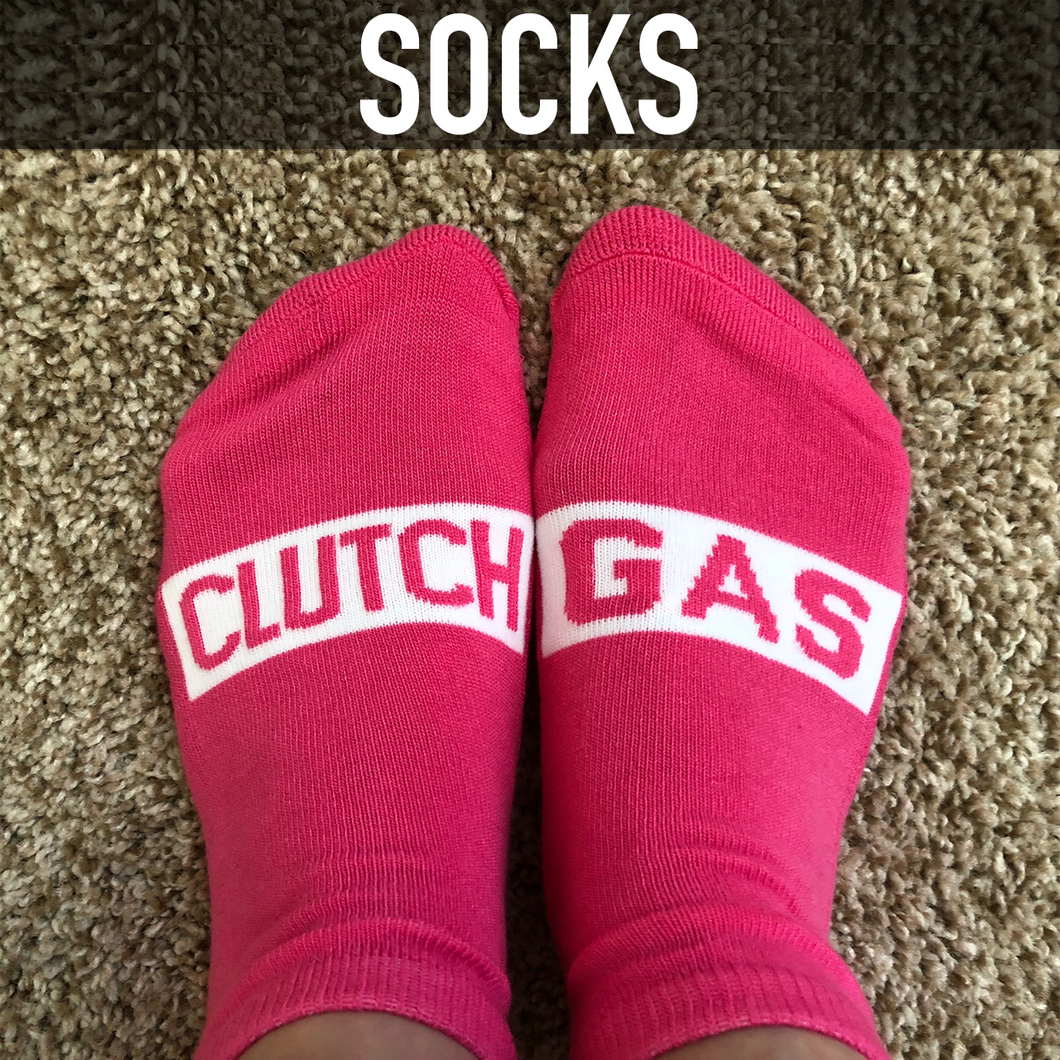 Clutch Gas Ankle Socks (Pink)