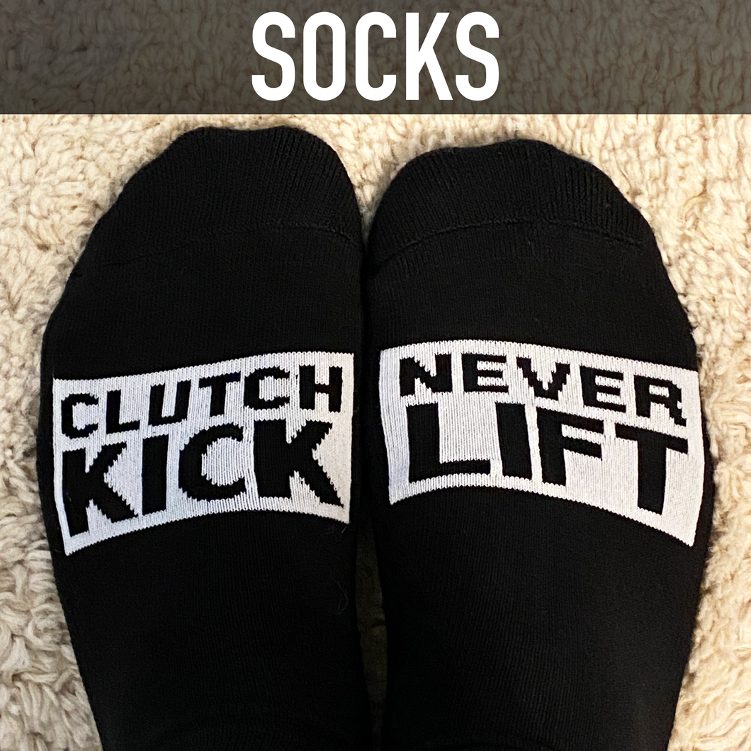 Clutch Kick Never Lift Ankle Socks (Black)