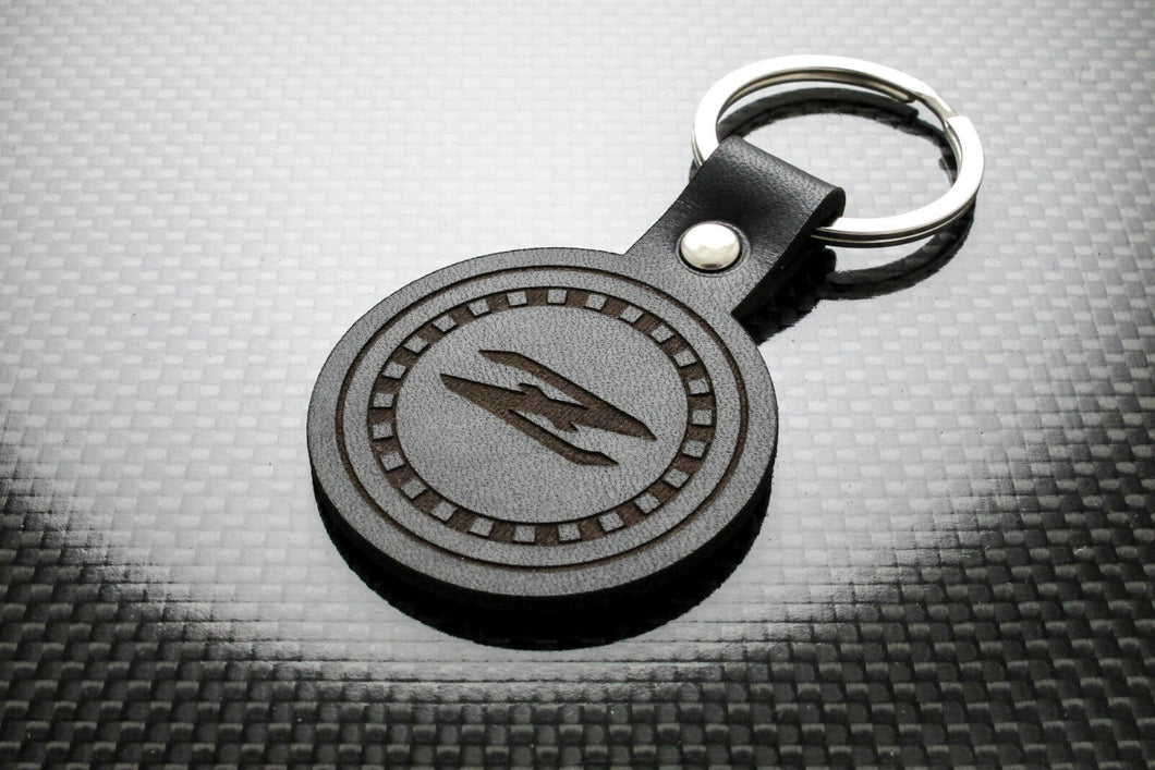 Leather Keychain for Datsun Z (Symbol)