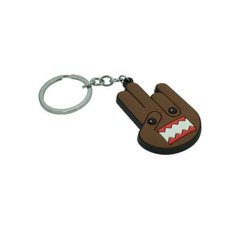 Domo Kun Shocker Rubber Keychain