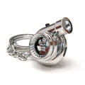 Boostnatics Electric Turbo LED Keychain (Chrome)