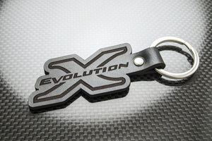 Leather Keychain for Mitsubishi Lancer Evo X