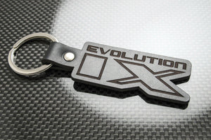 Leather Keychain for Mitsubishi Lancer Evo IX