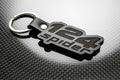 Leather Keychain for FIAT 124 Spider (Logo)