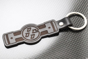 Leather Keychain for FR-S, BRZ, FT86, GT86 (Engine)