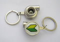 Spinning Turbo Keychain - JDM Shoshinsha Logo