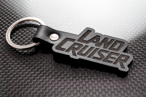 Leather Keychain for Toyota Land Cruiser