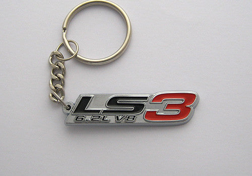 Chevrolet LS3 Keychain - Red