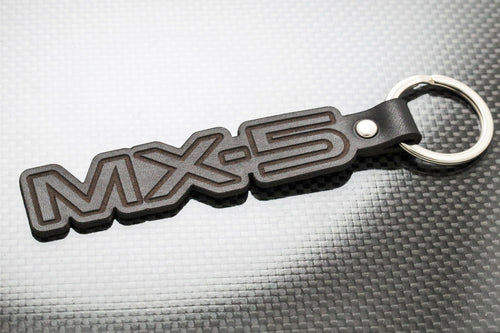 Leather Keychain for Mazda Miata MX-5