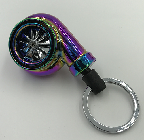 Boostnatics Retractable Turbo Key Reel - Neochrome