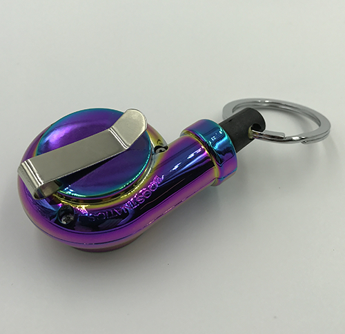 Boostnatics Retractable Turbo Key Reel - Neochrome