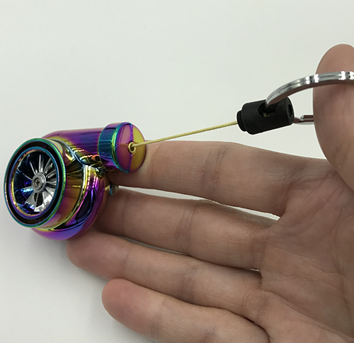 Boostnatics Retractable Turbo Key Reel - Neochrome