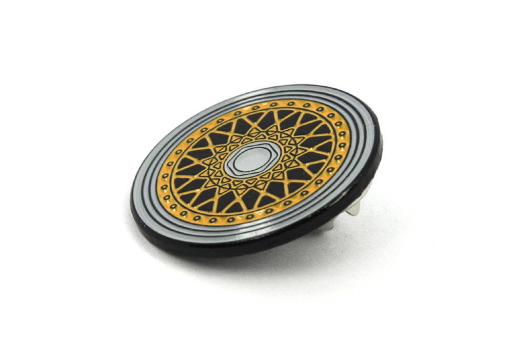 RS Wheel Enamel Pin