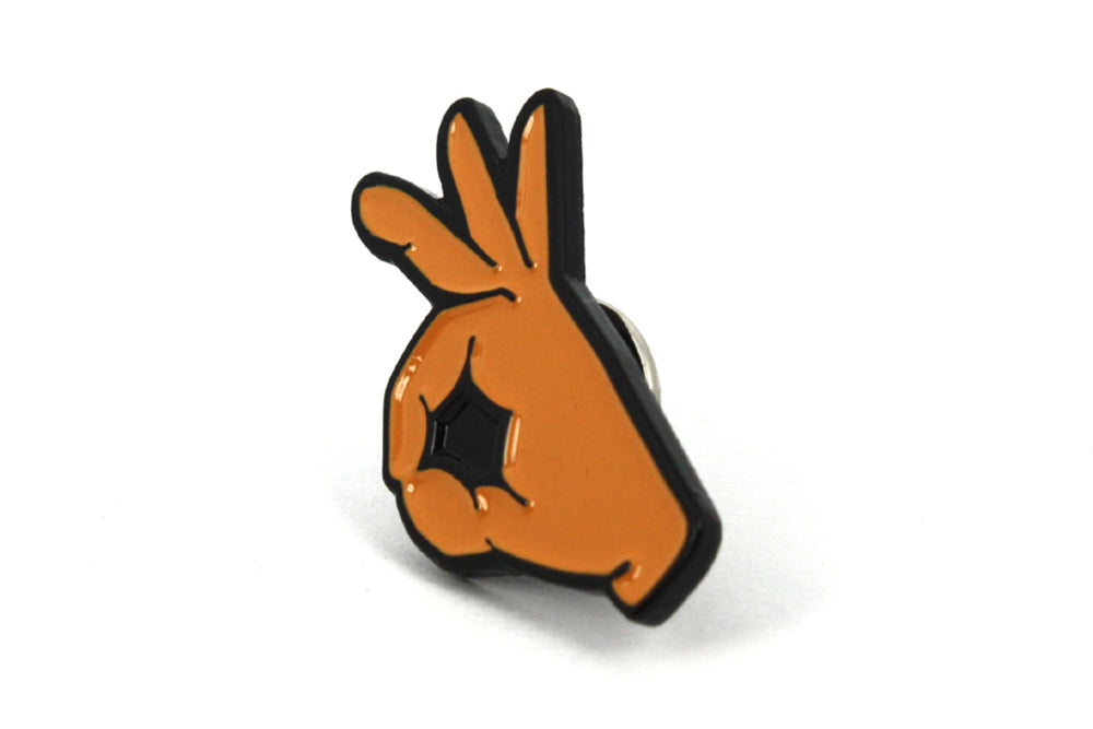 Circle Game Sign Enamel Pin