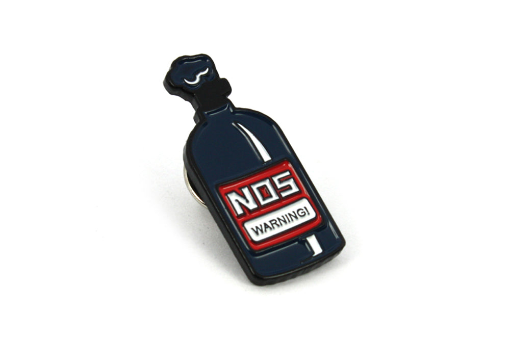 NOS Bottle Enamel Pin
