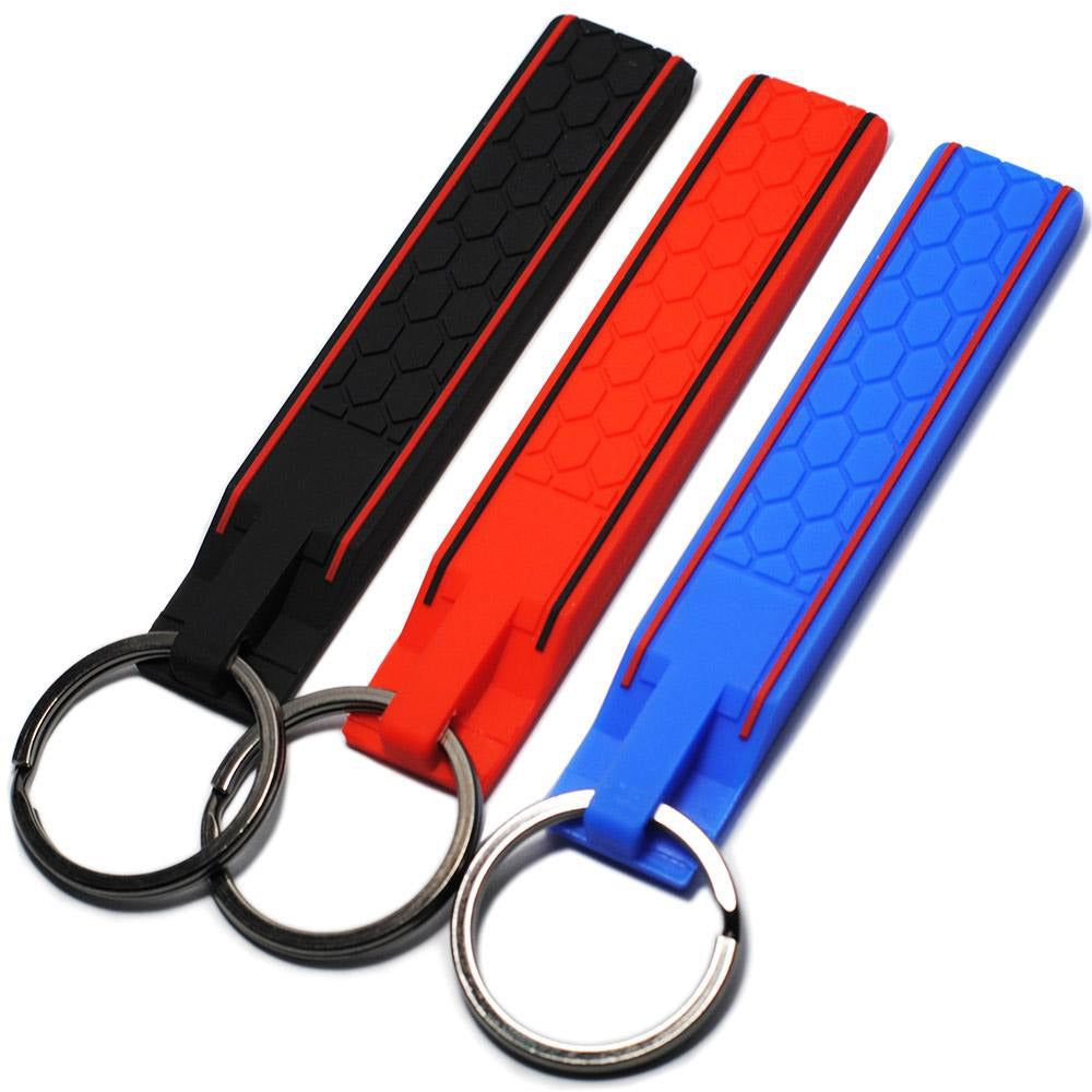 Silicone Honeycomb Keychain Keyring for VW Golf GTI