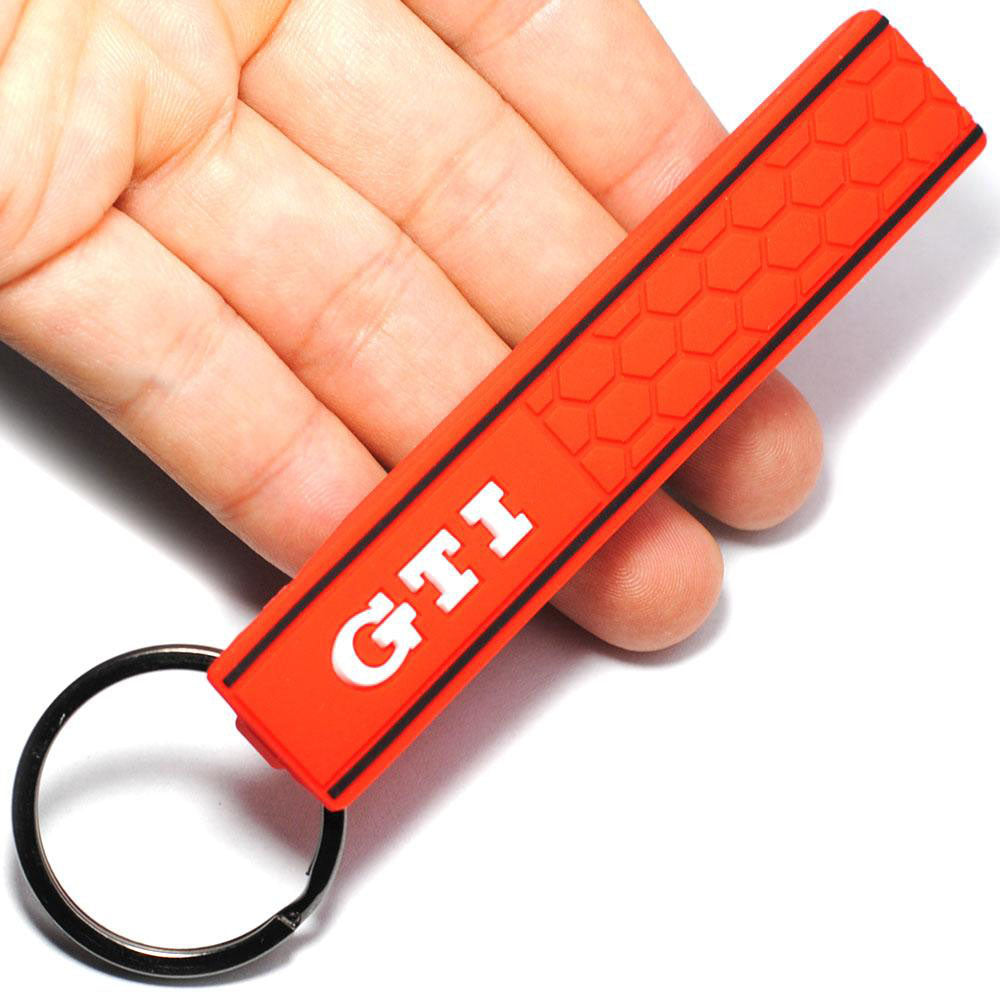Silicone Honeycomb Keychain Keyring for VW Golf GTI