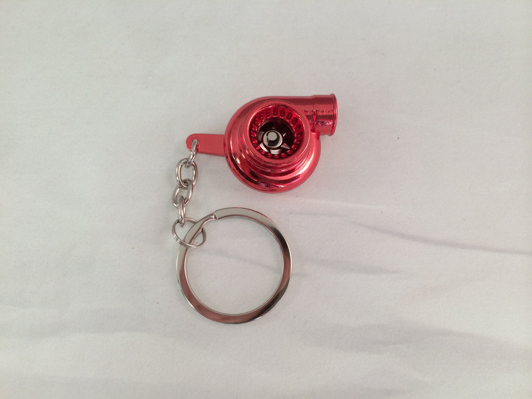 Spinning Turbo Keychain - Gloss Red