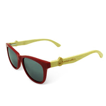 Boostnatics Bamboo Boosted Turbo Shades - Red / Polarized White