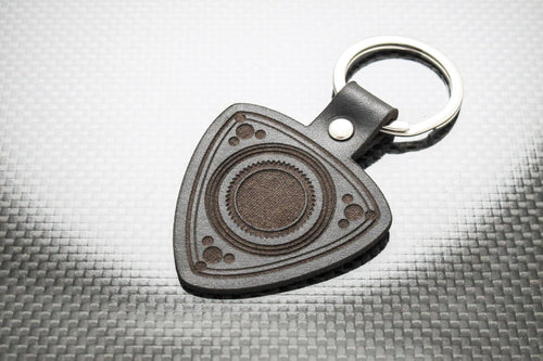 Leather Keychain for Mazda Rotary Rotor