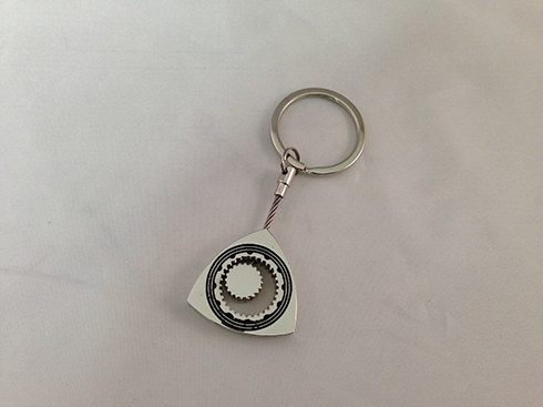 Spinning Rotor Rotary Keychain
