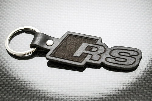 Leather Keychain for Audi RS