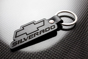 Leather Keychain for Chevrolet Silverado