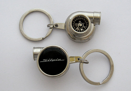 Spinning Turbo Keychain - Nissan Silvia