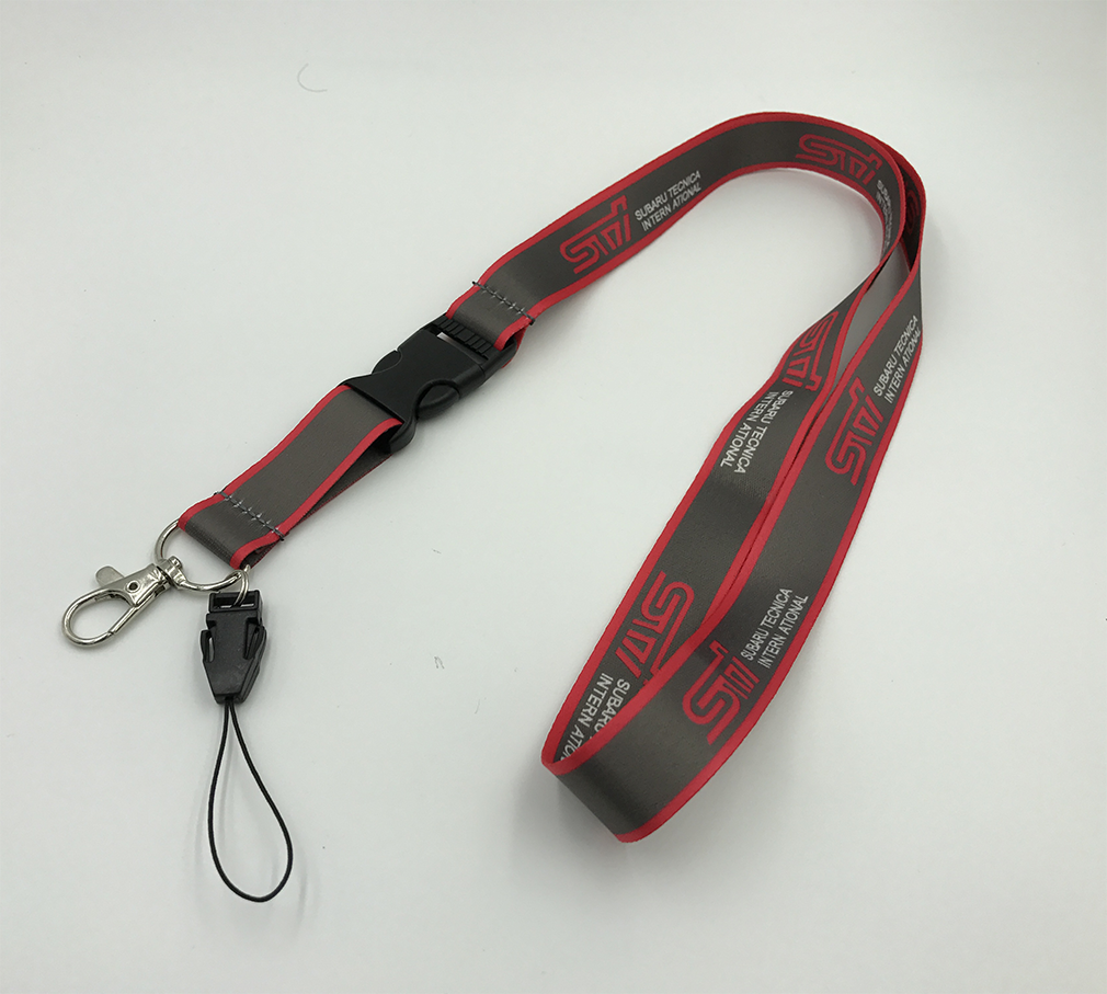 Subaru WRX/STI/BRZ Quick Release Lanyard Neck Strap - Red