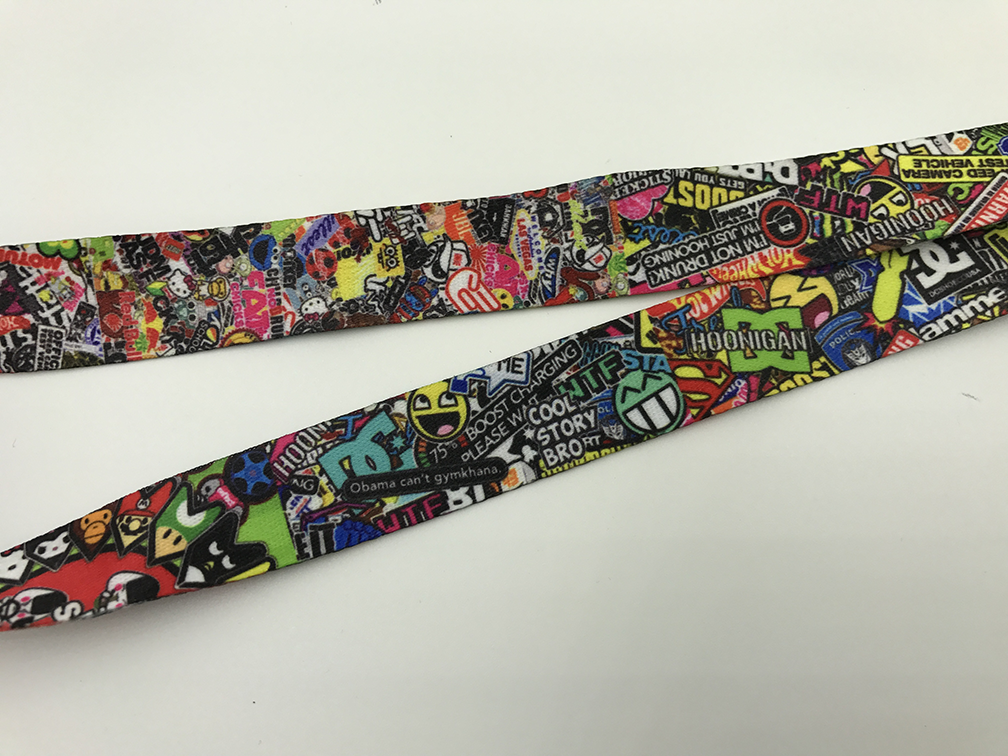 Sticker Bomb Quick Release Lanyard Neck Strap