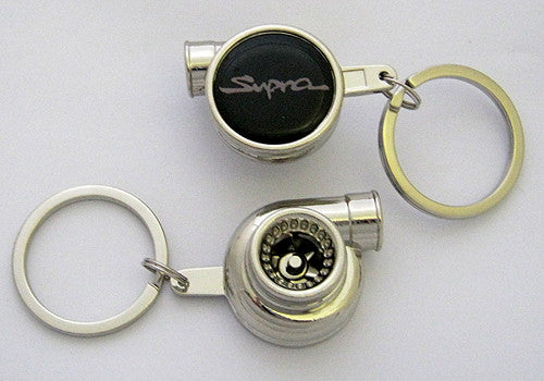 Spinning Turbo Keychain - Supra Logo