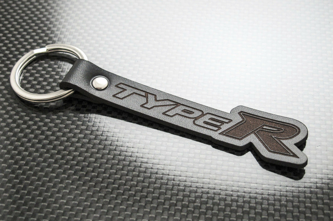 Leather Keychain for Honda Civic Type-R