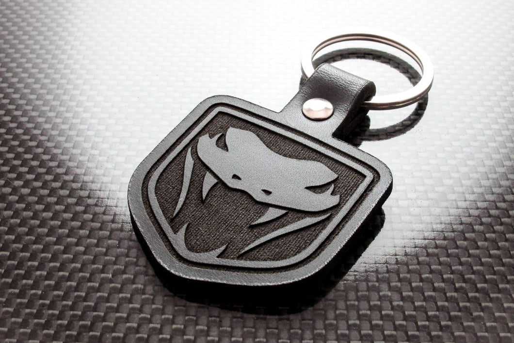 Leather Keychain for Dodge Viper (Gen 3 & 4)