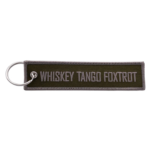 Whiskey Tango Foxtrot Key Tag