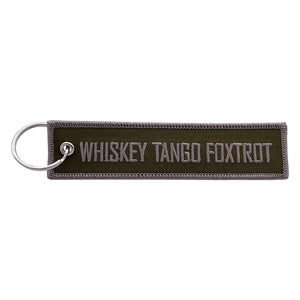 Whiskey Tango Foxtrot Key Tag