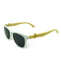 Boostnatics Bamboo Boosted Turbo Shades - White / Polarized Black