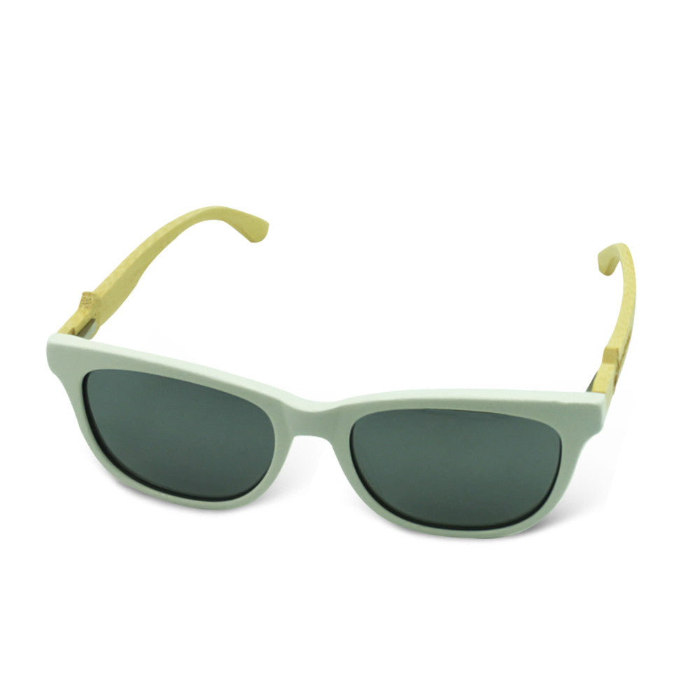 Boostnatics Bamboo Boosted Turbo Shades - White / Polarized White