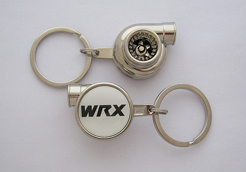 Spinning Turbo Keychain - WRX Logo